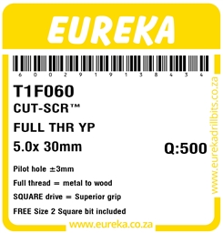 T1F060 - Cut Screw -T1F060_Label_T